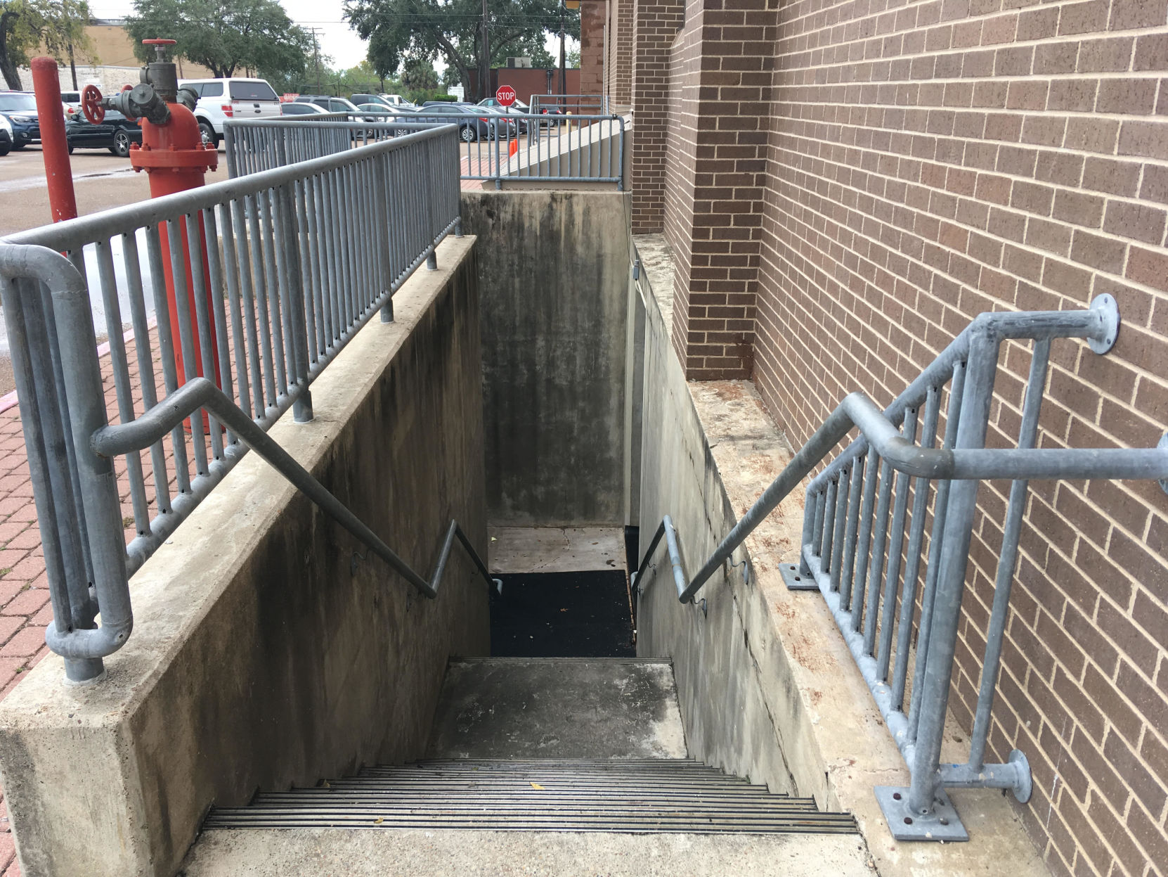 Victoria County emergency operations center stairs